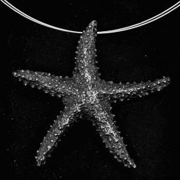 Handmade Silver Necklace Starfish