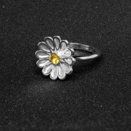 Handmade Silver Ring Chrysanthemum